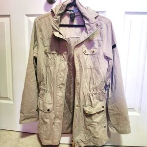 Olsen Light Gray Cargo Jacket